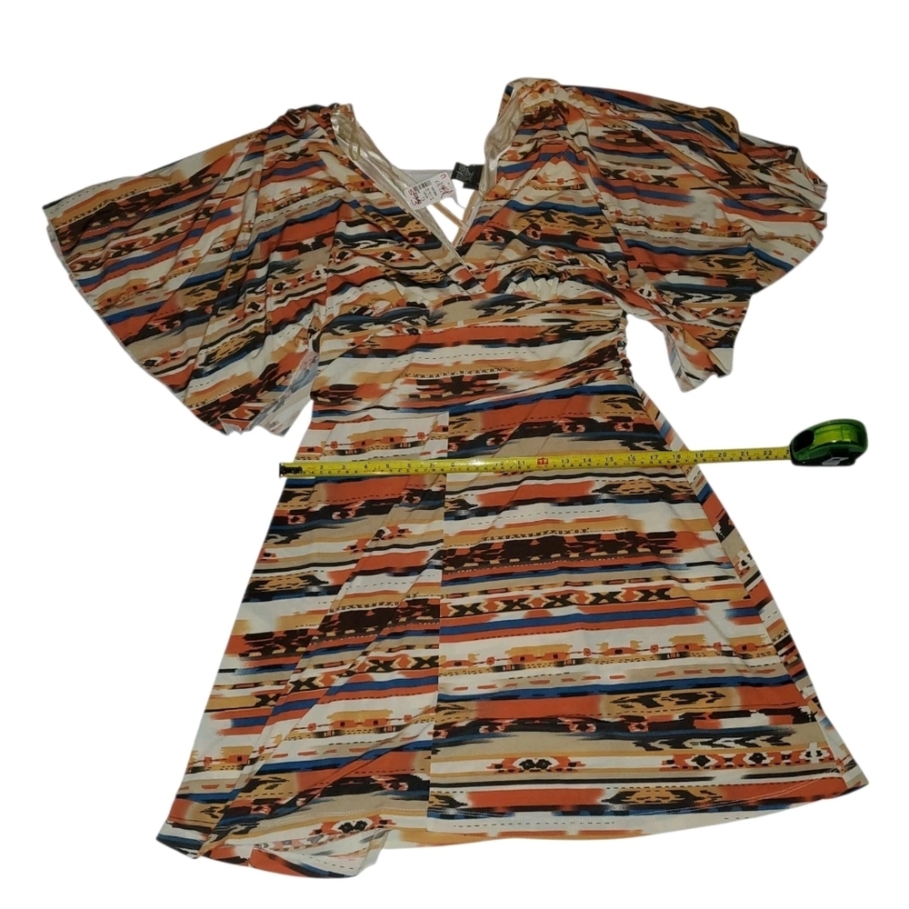Colorful Patterned Kids Dress - Picture 5 of 10